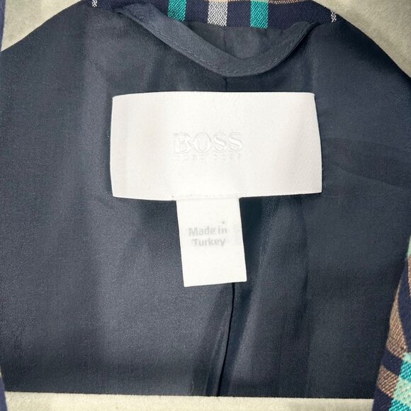 Hugo Boss Jilesa Plaid Blazer Jacket - Picture 5 of 7